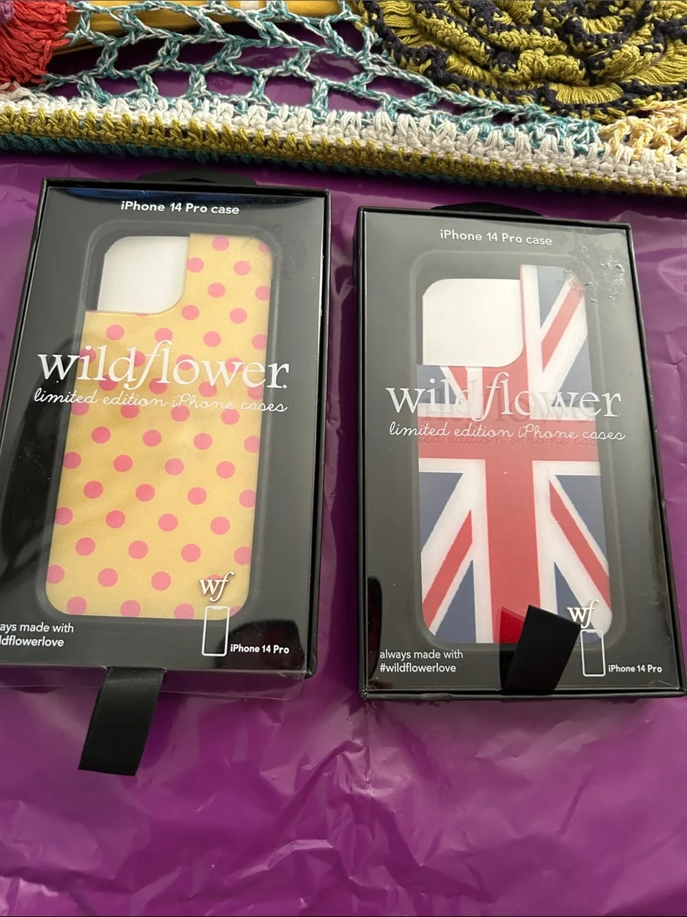 2 Wildflower limited Edition NIB iPhone 14 Pro Cases Average $68 each